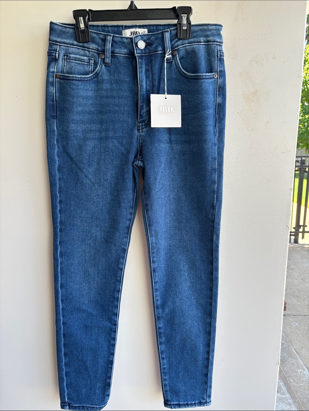 JBD High Rise Ankle Dark Denim Blue Jeans Size 28